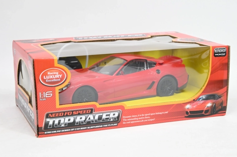 Top Racer RC racing car red 1:16
