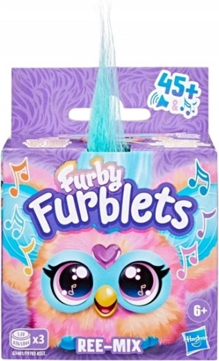 Furby Furblets Ree-Mix Interactive Mini Plush Toy with Sounds