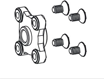 Gearbox Mount Set for Voltage, Major Tiger, Liquid, SR10 and Cocoon