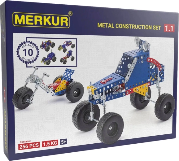 Merkur Metal Construction Set Extreme Buggy 256 Pieces