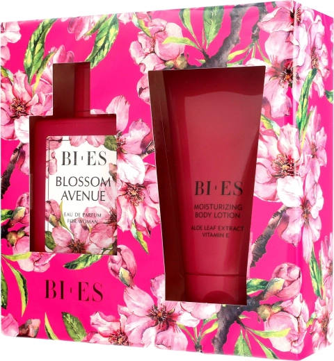 Naiste kinkekomplekt BI-ES Blossom Avenue – parfüümvesi 100 ml + ihupiim 150 ml