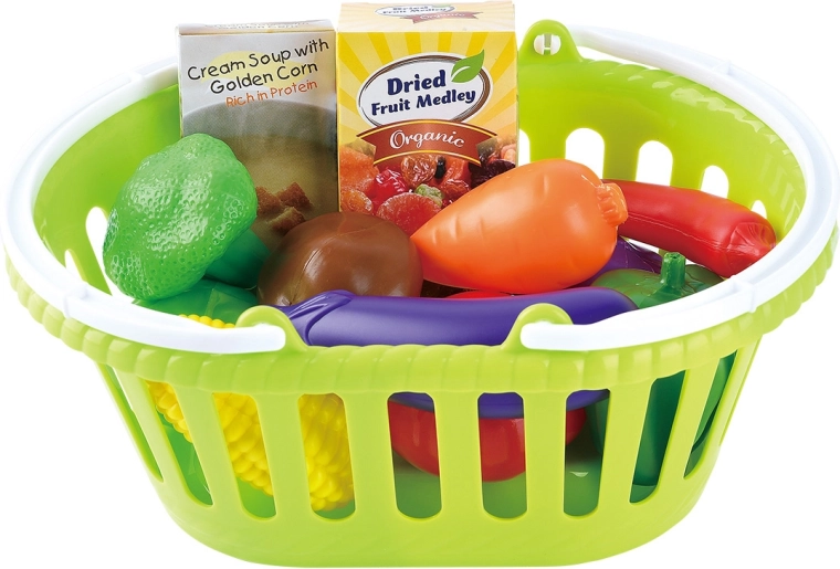 Playgo Vegetarian Basket – 13-Piece Cooking Set