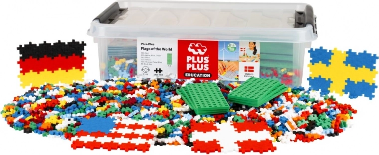 Plus-Plus lippude kast 2400 osaga