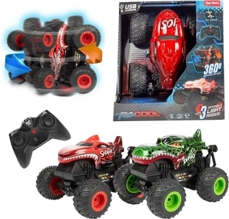 RC monster truck 1:20 with rotation and remote control
