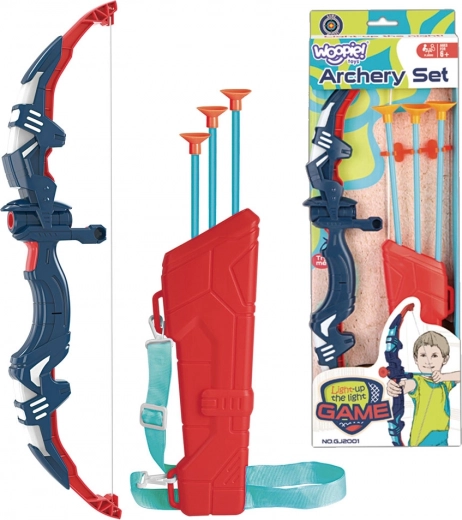 WOOPIE Kids Bow and Quiver with Suction-Cup Arrows