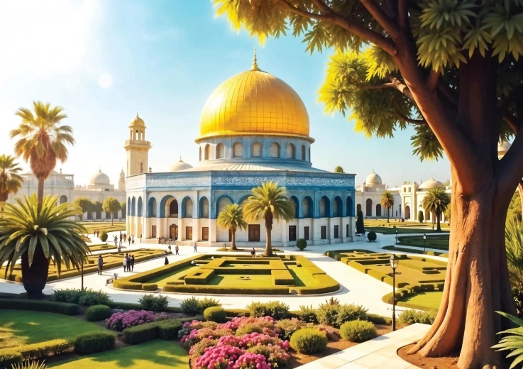Pusle al-Aqsa mošee 1000 tükki