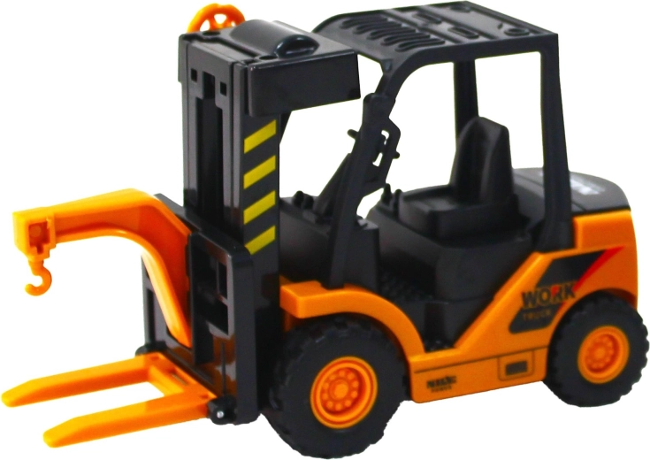 Plastic forklift 17 cm with inertia drive