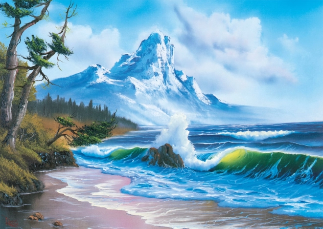 Puzzle Bob Ross: Mountain by the Sea 1000 pieces