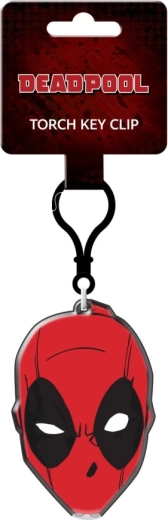Deadpool Keychain with Flashlight