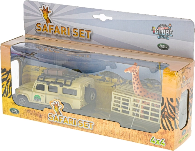 Täielik safari komplekt kaelkirjaku figuuriga
