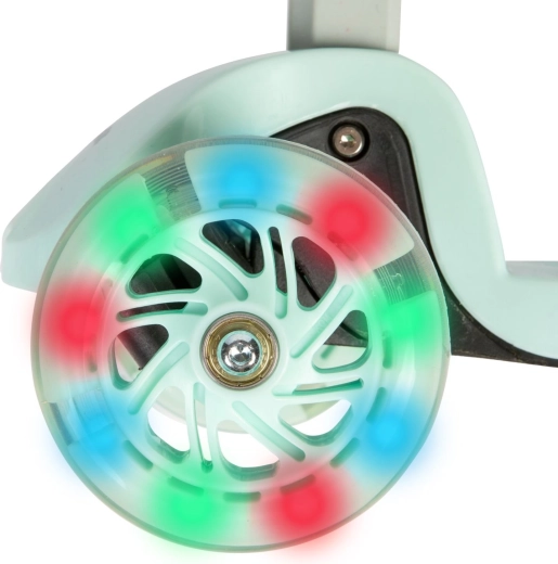 LED wheels that light up while riding