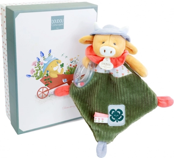 Lehmake Aneth kõristiga 21 cm – Doudou kinkekomplekt