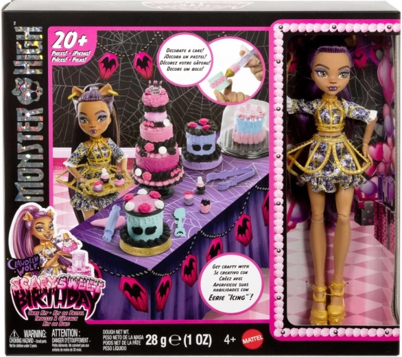Monster high jubedalt magusad sünnipäevad – Clawdeen Wolfi tortide kaunistamise komplekt