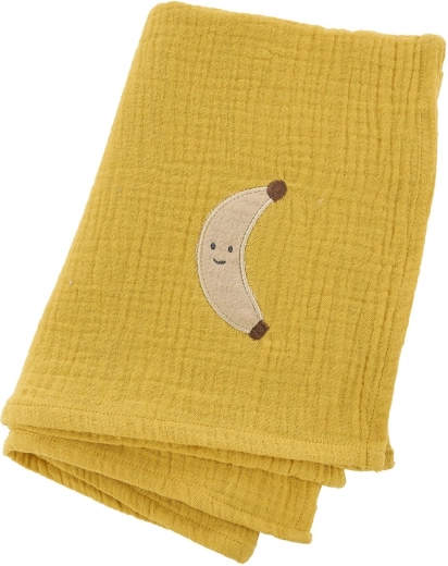 Gentle cotton muslin blanket
