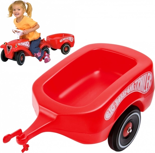 Trailer for BIG Bobby Car Push Ride Red
