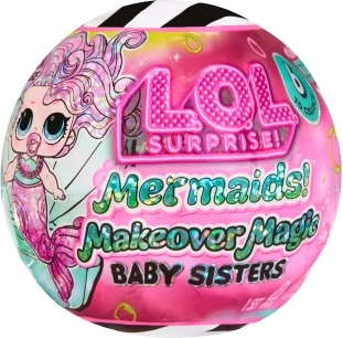L.O.L. Surprise merineitside Makeover Magic Baby Sisters värvimuutev nukk