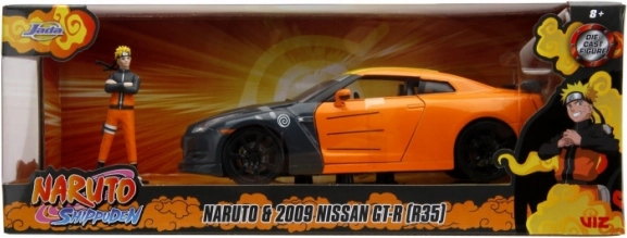 Jada Toys Naruto Shippuden Nissan GT-R koos figuuriga 1:24