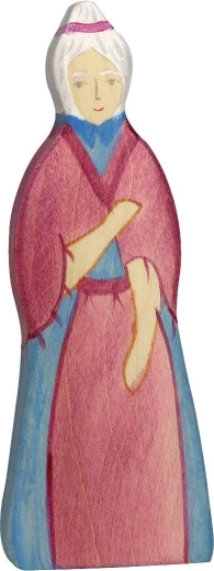 Holztigeri puidust vanaema figuur – 1 tk