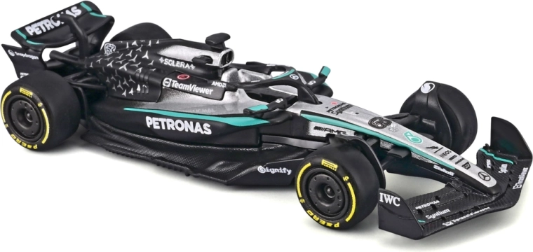 Auto Mercedes-AMG Petronas W16 (2025) autentne välimus