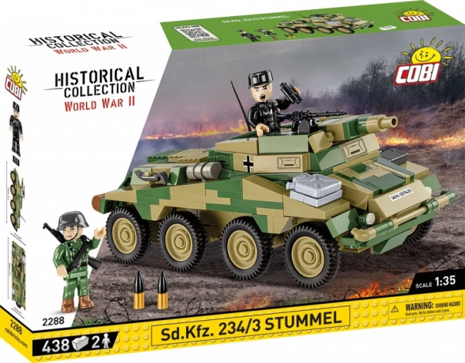 Ehituskomplekt COBI Historical Collection Sd.Kfz. 234/3 Stummel 1:35