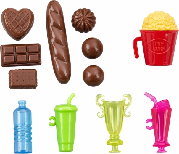 Rich accessories: drinks and snacks