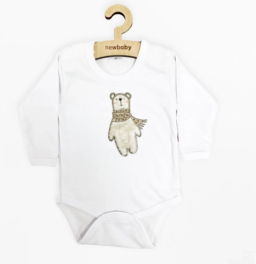 Infant long-sleeve bodysuit NEW BABY Polar Bear