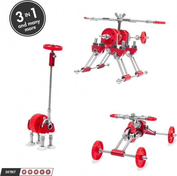 Ehituskomplekt helikopterbit The OffBits 3 ühes