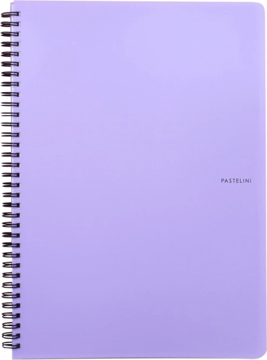 Spiraalplokk A5 PASTELINI lilla