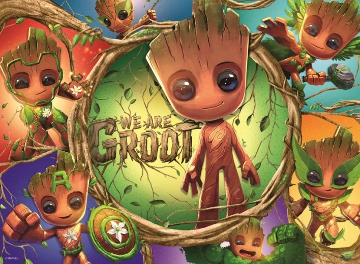 Pusle Marvel: Groot XXL 100 tükki