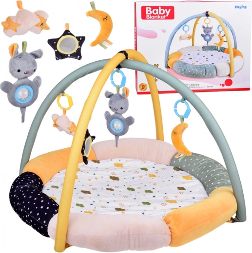 Soft Educational Mat with an Arch in Cloud Style