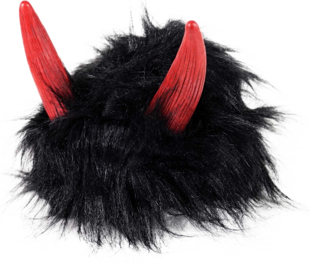 Devil Wig Black with Horns