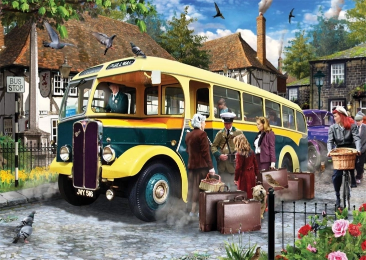 Falcon Deluxe Catching the Bus puzzle 500 pieces