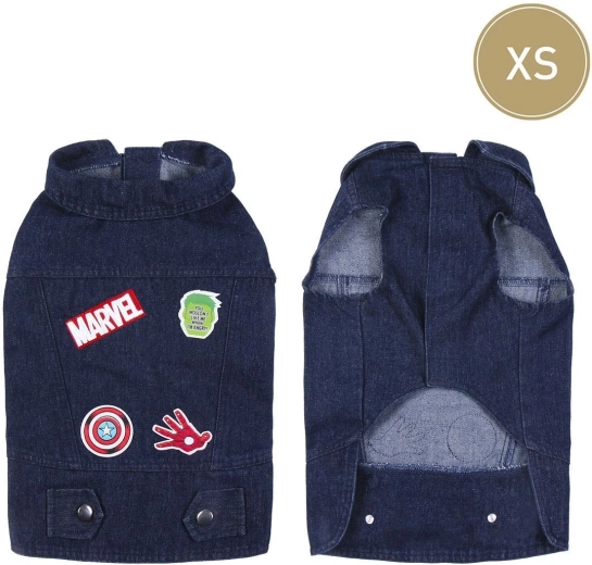 Marveli teksariidest koera riietus XS