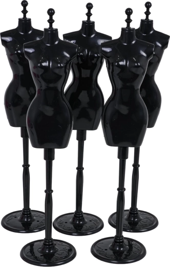 5 mannekeeni ja nukk mudelite proovimiseks