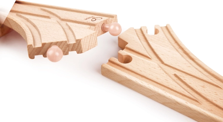 Wooden Switch Track 2 pcs