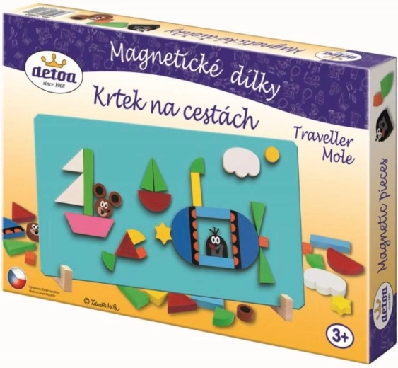 Magnetilised puidust detailid Krtek teel