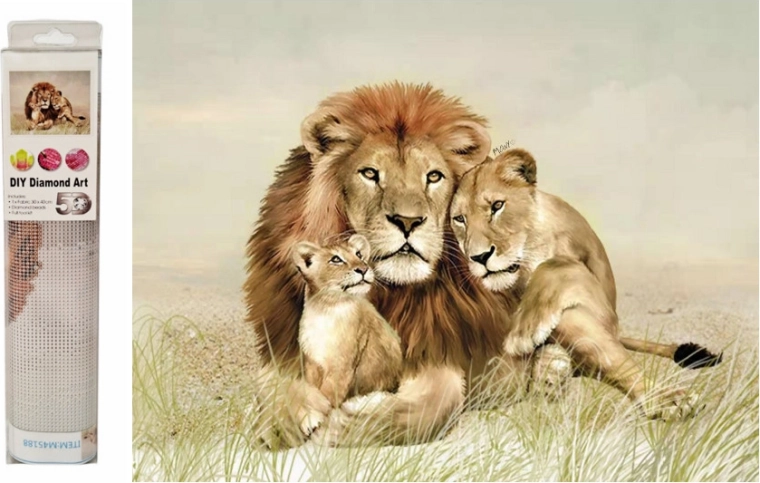 Diamond Mosaic – Lions
