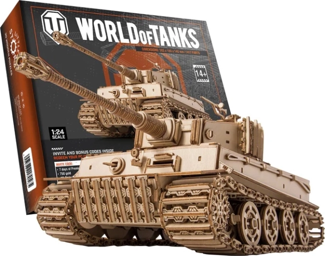 Little Story 3D puidust kokkupandav mudel World of Tanks Tiger M1