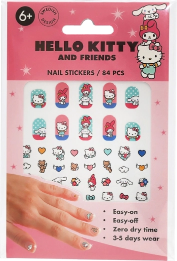 Hello Kitty laste küünekleepsud (84 tk)