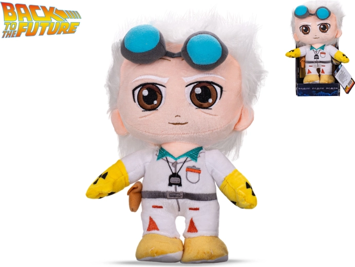 Plüüsfiguur Dr. Emmett Brown – Tagasi tulevikku (30 cm)