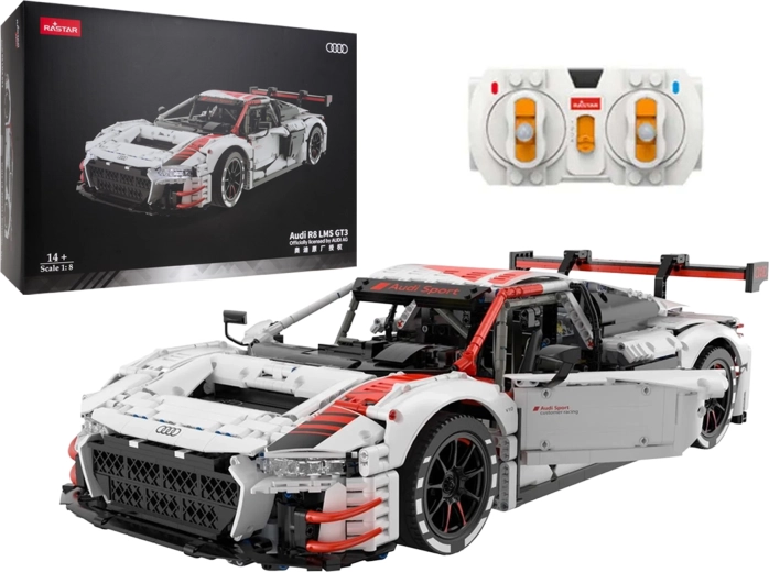 RASTAR Audi R8 LMS GT3 Building Set in 1:8 Scale
