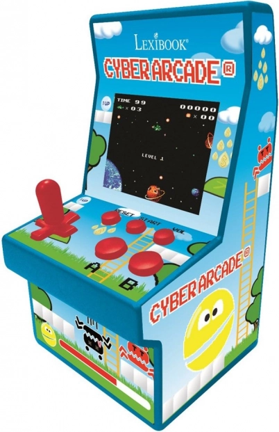 Mini arkaadkonsool LEXIBOOK Cyber Arcade 2,8" – 200 mängu