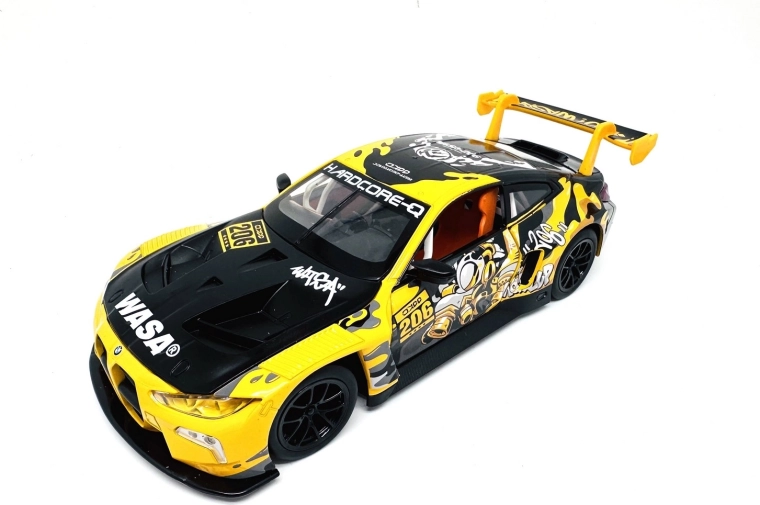 BMW M4 GT3 WASA automudeli 1:24 valguse ja heliga