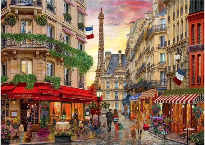 Puzzle ANATOLIAN Café by the Eiffel Tower 1500 pieces