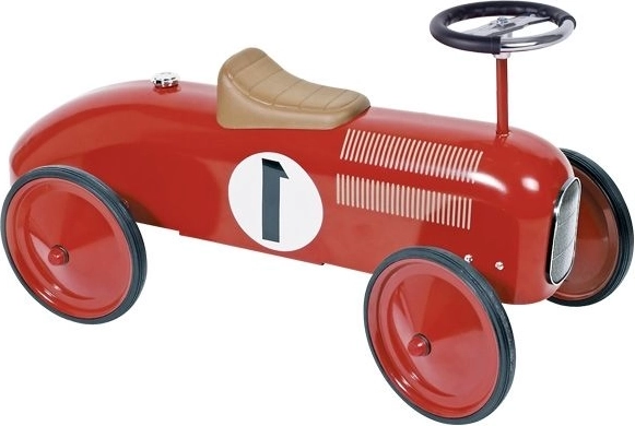 Goki Vintage punane tõukeauto