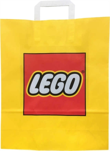 Lego reklaamne paberist kinkekott kollane 34 × 35 cm - 1 tk