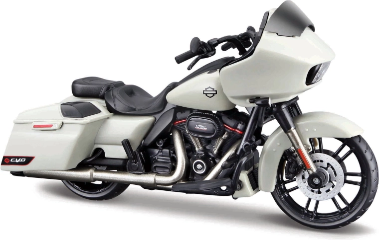 Maisto Harley-Davidson 2018 CVO Road Glide hall-valge 1:18