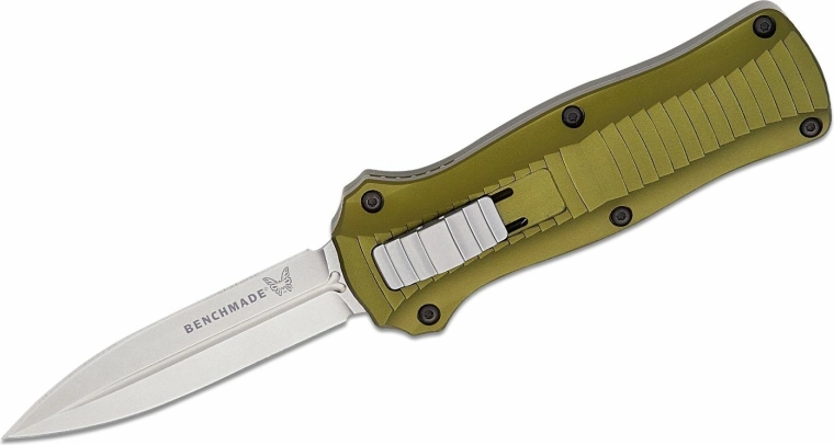 Benchmade Mini Infidel Woodland Green – automaatnuga, piiratud väljaanne
