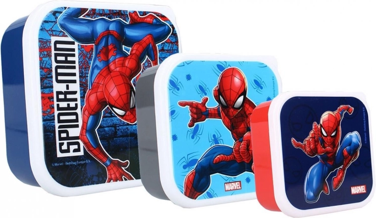 Set of Spider-Man snack boxes (3 pcs)