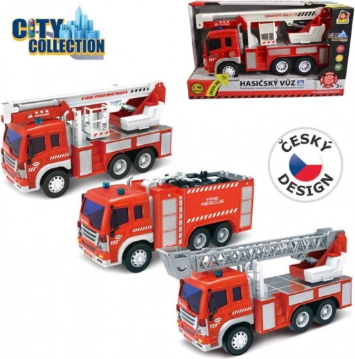 Fire Truck City Collection with Batteries